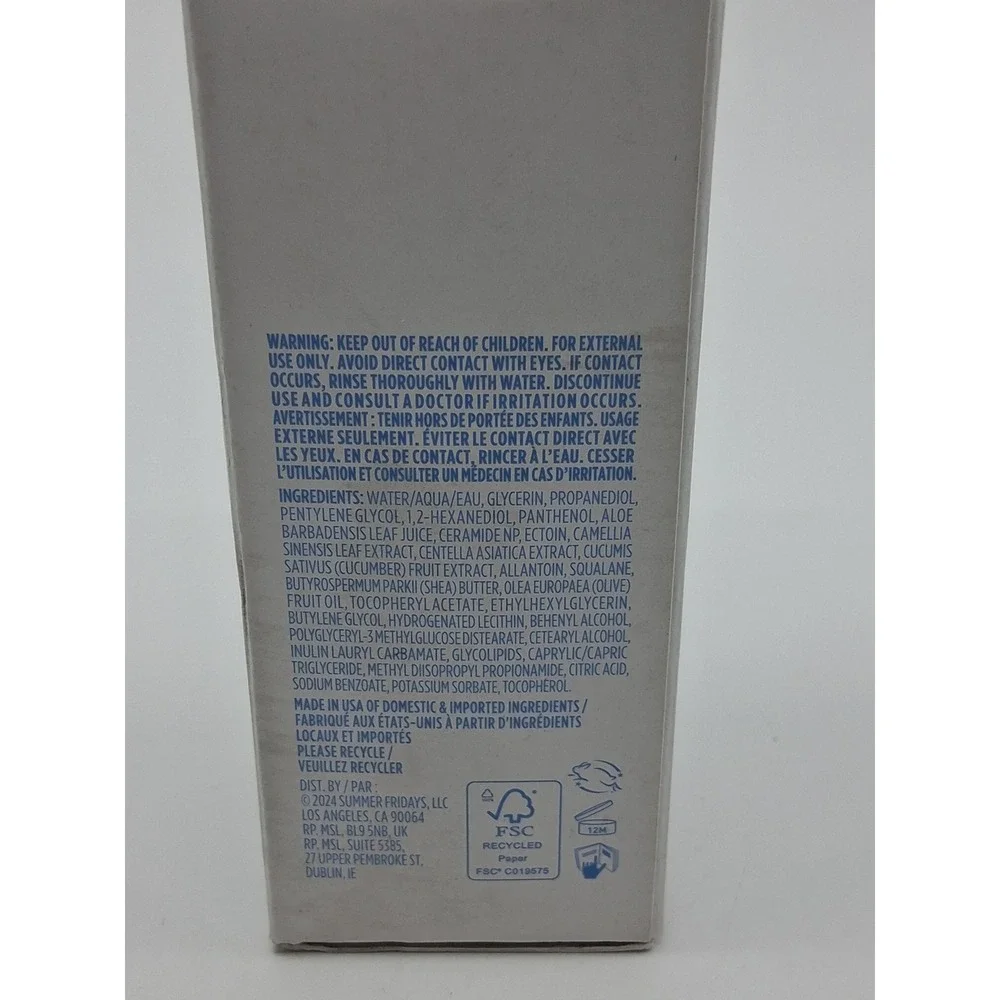 Summer Fridays Jet Lag Skin Soothing Hydration Mist 50 ml / 1.7 fl oz